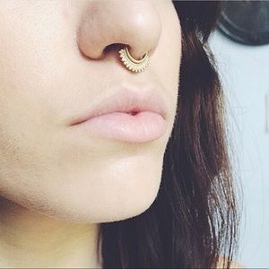 BVLA Kolo 14k yellow gold septum. 16g 5/16